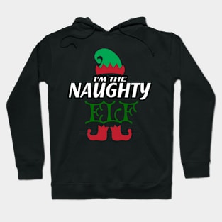 I'm the naughty elf Christmas Family Design Hoodie